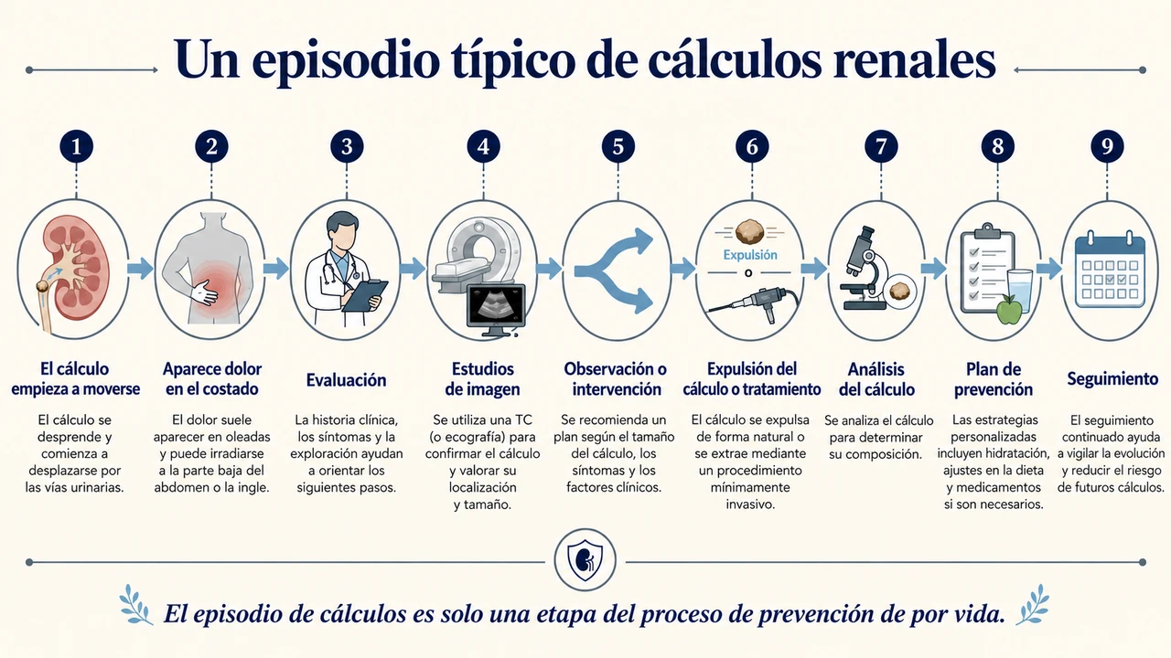 Después de una visita al hospital
