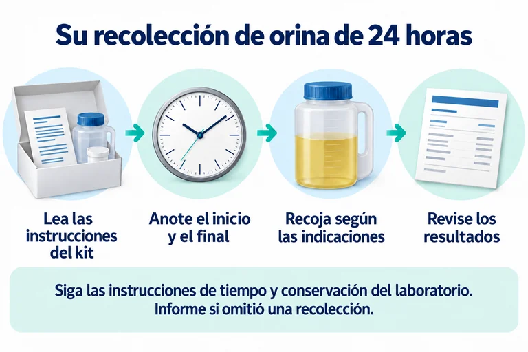 Su recolección de orina de 24 horas