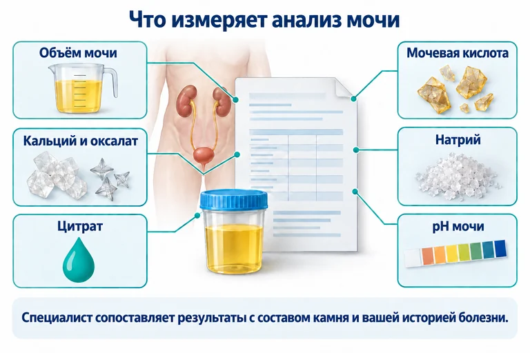 Что измеряет анализ мочи