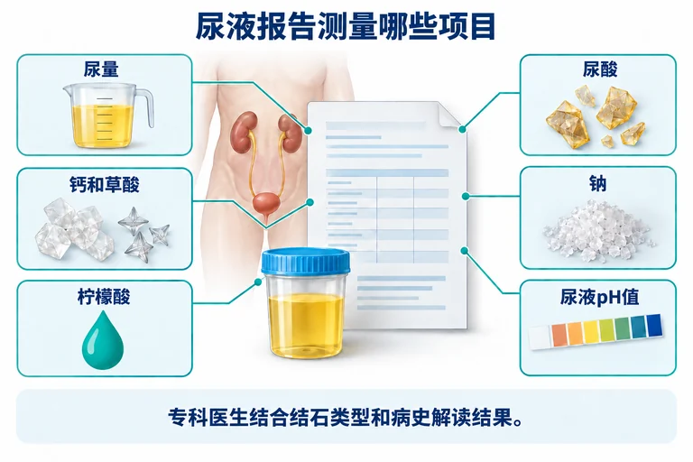 尿液报告测量哪些项目
