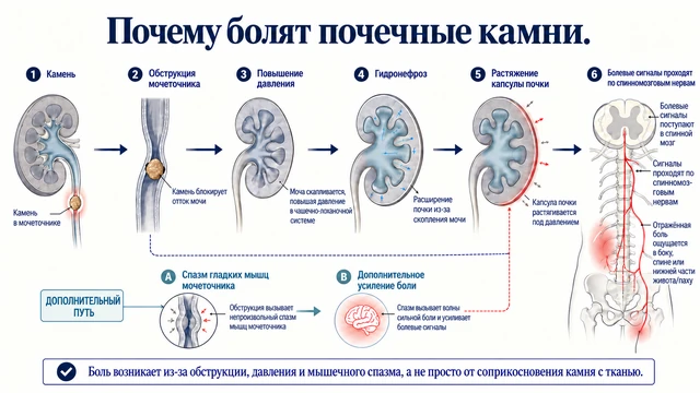 Почему камни болят