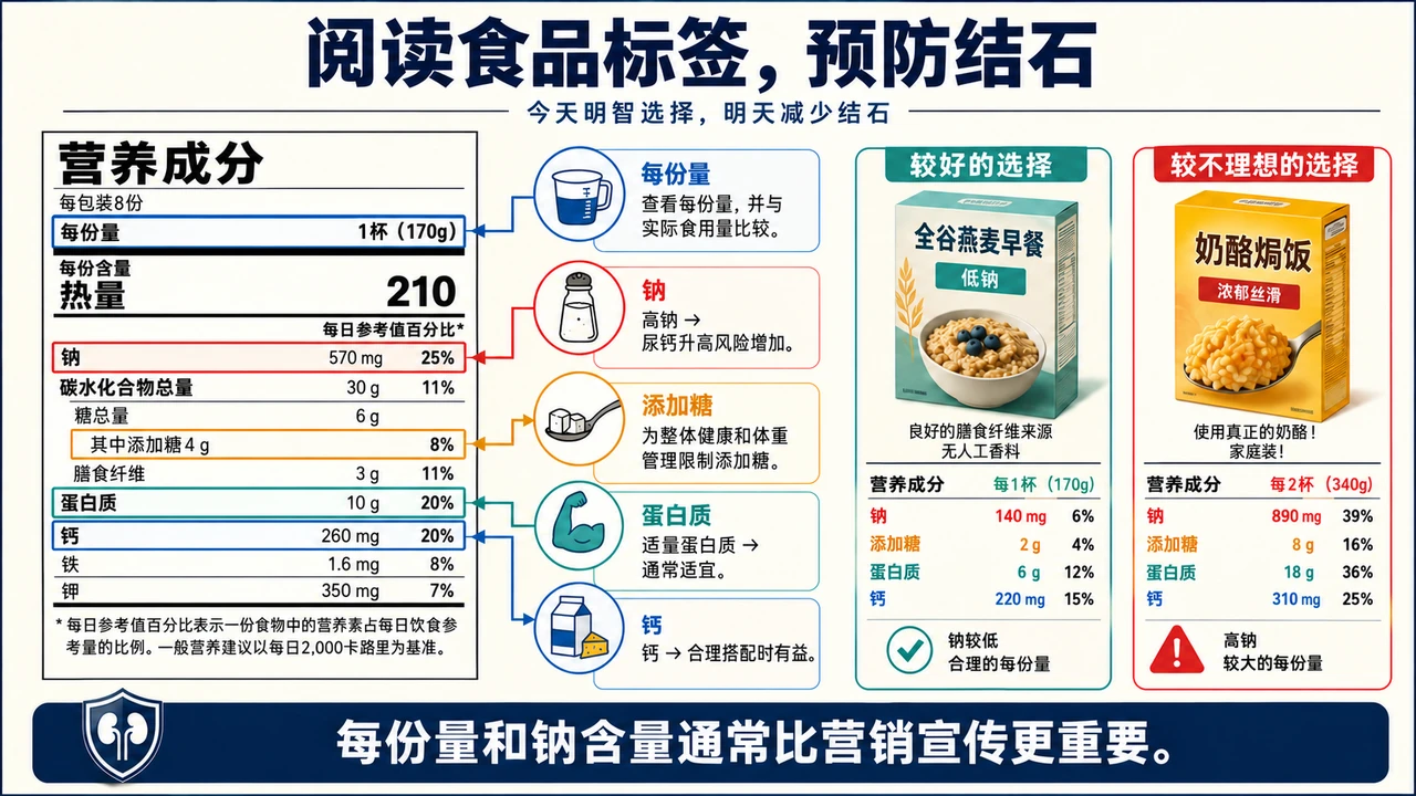 注意每份食用量
